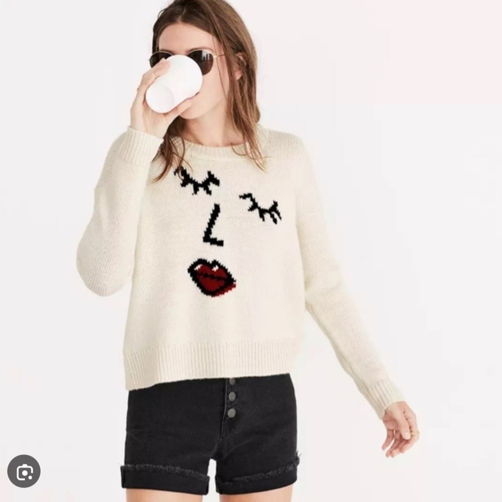 Madewell Making Faces Sweater. XS